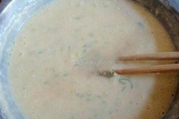鸡蛋香葱饼的做法图解3