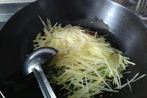 醋溜土豆丝的做法图解7