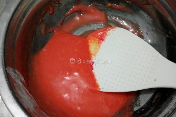 手绘草莓蛋糕卷的做法图解7