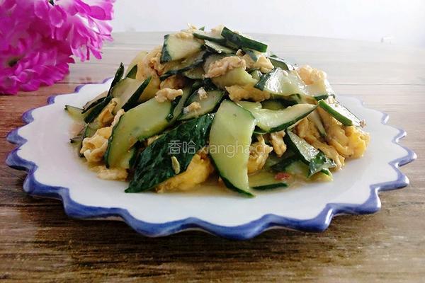 黄瓜炒鸡蛋的做法图解6