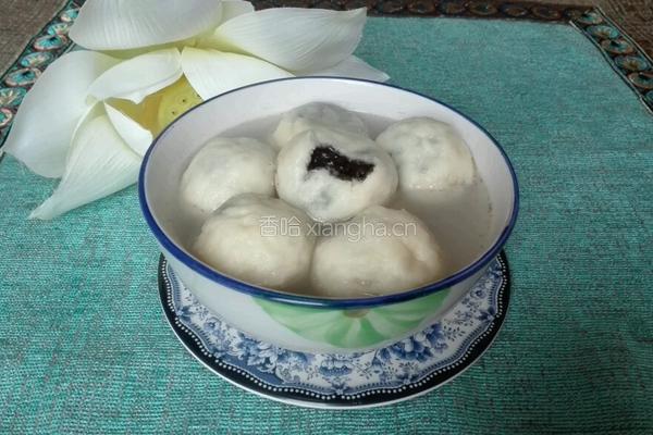 黑芝麻大汤圆的做法图解11