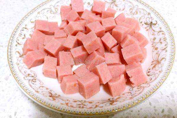 虾仁豌豆粒炒饭的做法图解3