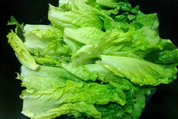 蚝油香菇扒生菜的做法图解5