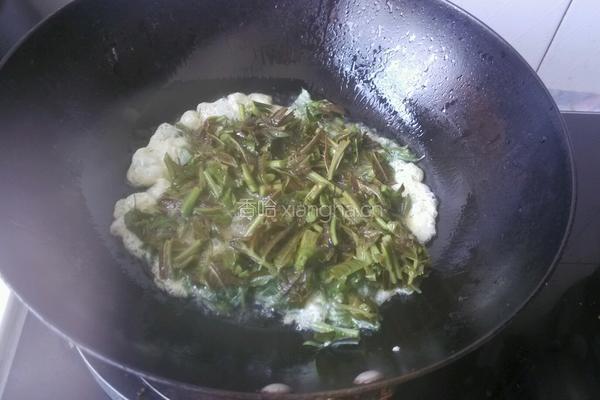 香椿芽炒鸡蛋的做法图解7