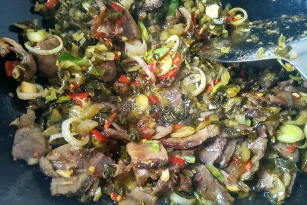 牛肉炒酸菜的做法图解8