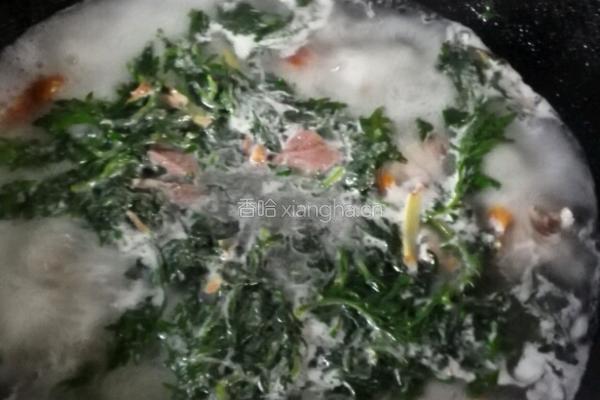 艾草猪肉汤的做法图解9