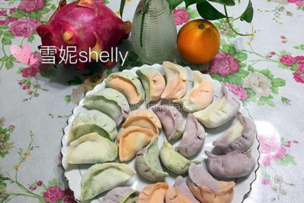 纯手工彩色水饺——芹菜猪肉馅的做法图解7