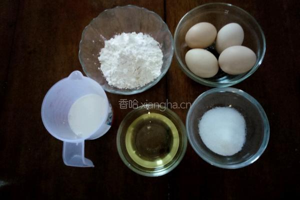 芒果夾心蛋糕的做法图解1