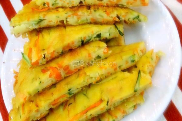 蔬菜鸡蛋饼的做法图解8