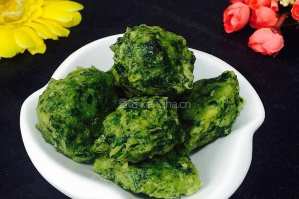茼蒿韭菜丸子的做法图解10