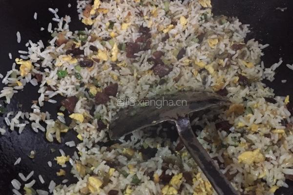 腊味蛋炒饭的做法图解3