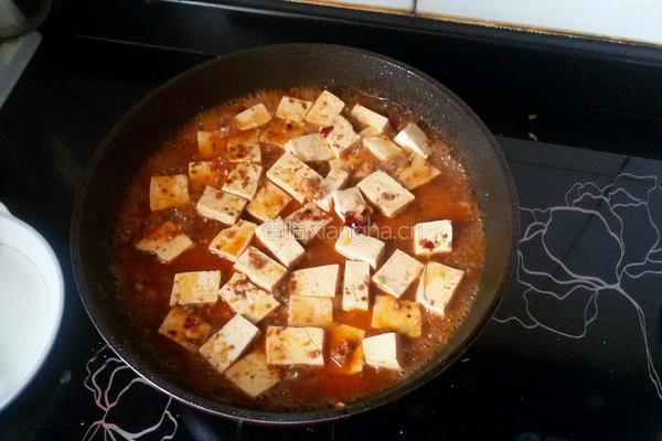 麻婆豆腐的做法图解7