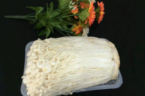 爆炒金针菇的做法图解1