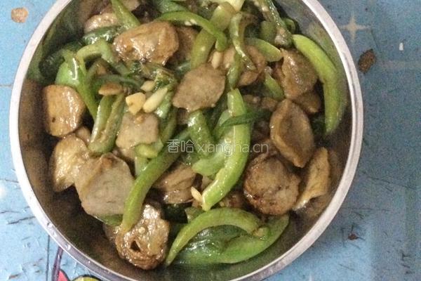 客家肉丸炒青椒