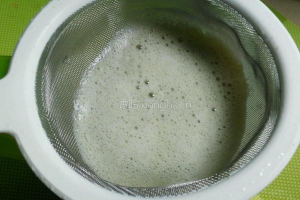 绿豆豆浆的做法图解4