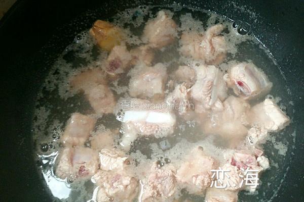 风味腐竹酥排骨的做法图解2
