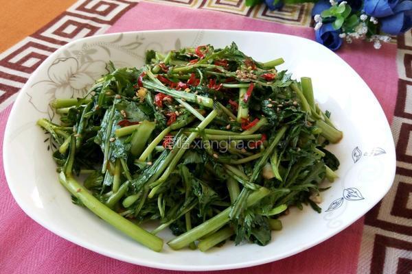 凉拌茼蒿的做法图解7