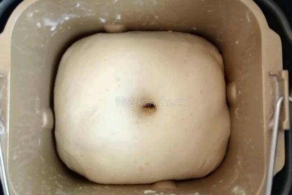 (冷藏汤种)椰香炫彩蜜豆土司的做法图解5