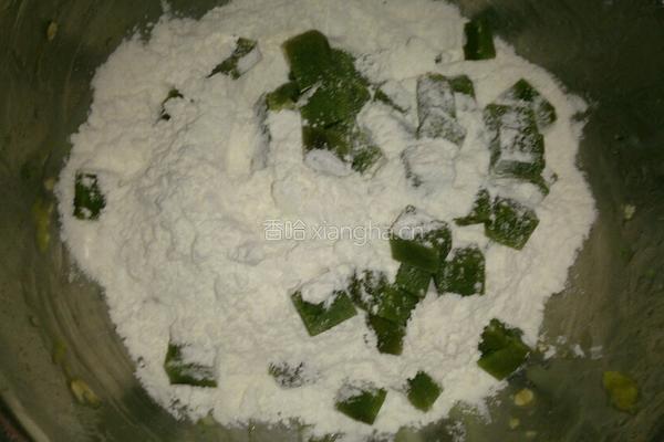 孜然香艾草蛋糕的做法图解1