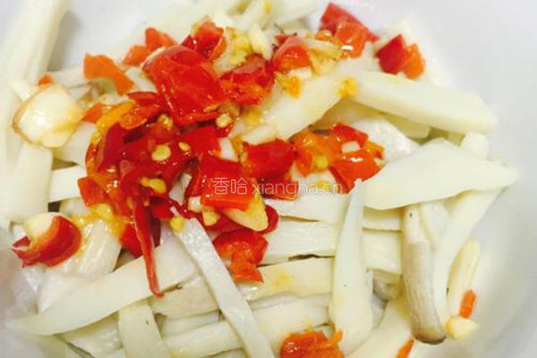 凉拌杏鲍菇的做法图解7