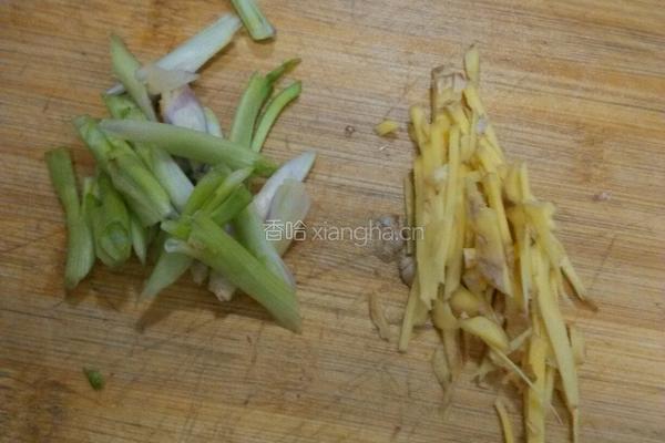 蒜苔肉丝的做法图解3