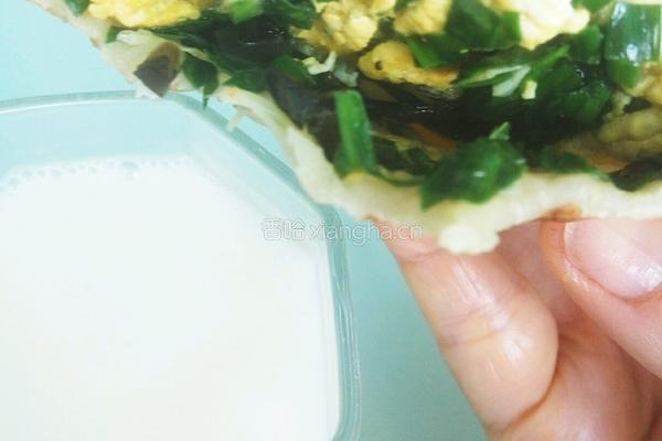 韭菜鸡蛋馅饼的做法图解14