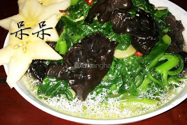 木耳菜炒木耳的做法图解6