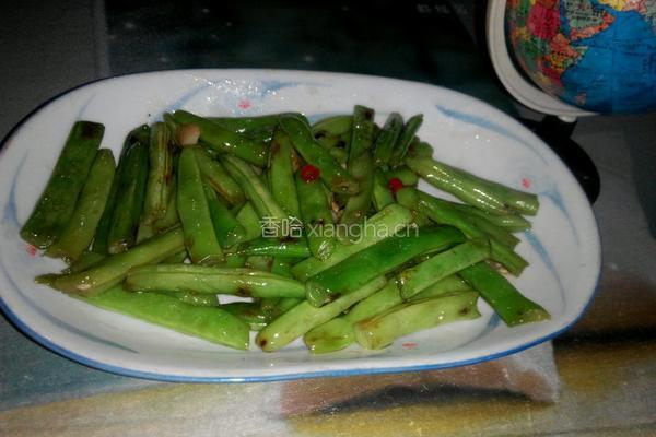 清炒四季豆的做法图解4
