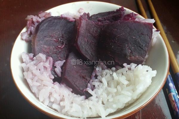 紫薯米饭的做法图解4