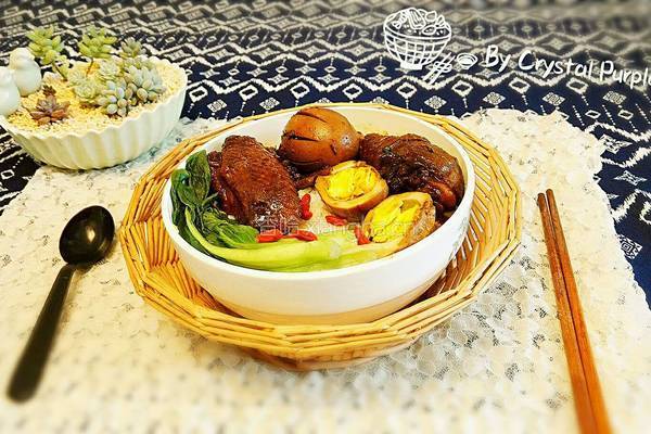 全鸡卤肉饭的做法图解13