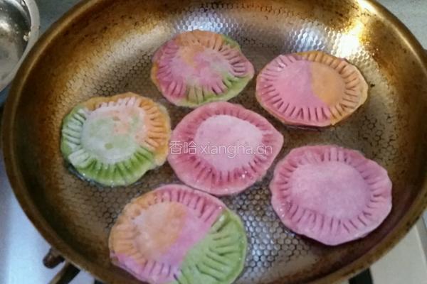 彩色香蕉馅饼的做法图解5