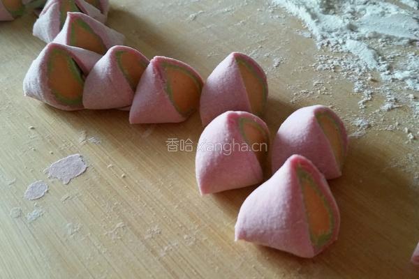 彩色饺子的做法图解3