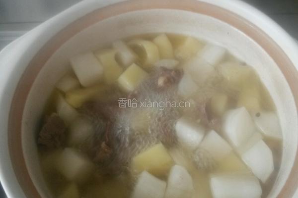 牛肉炖萝卜的做法图解5