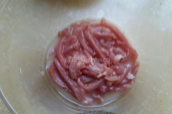 肉丝黄花菜的做法图解3