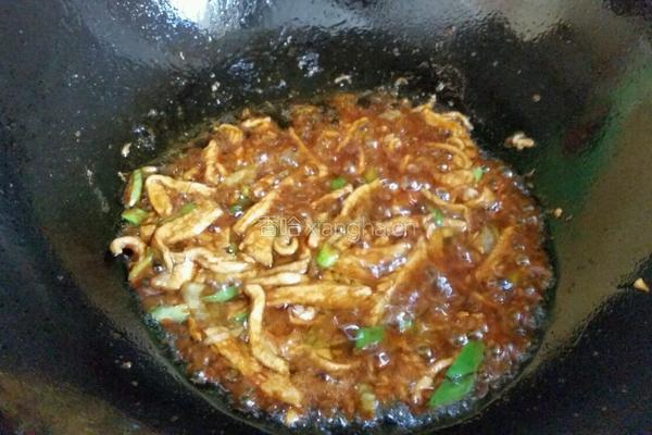 肉丝黄花菜的做法图解8