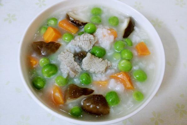三彩瘦肉粥
