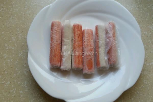 蟹棒油菜的做法图解3