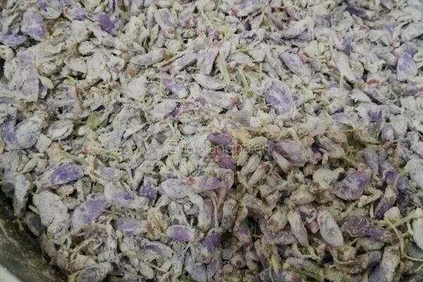 蒸葛花菜加肉的做法图解1
