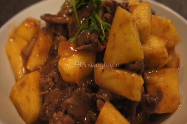 菠萝烧牛肉