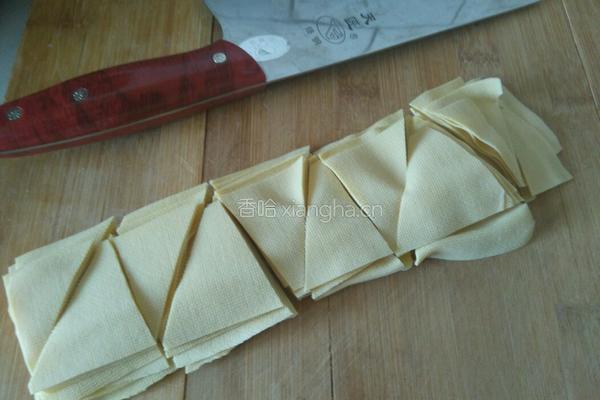 炒干豆腐的做法图解1