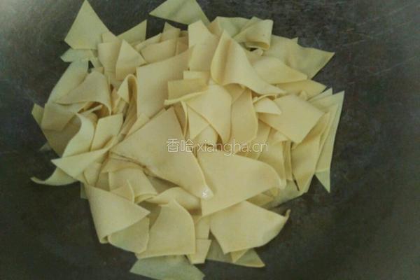 炒干豆腐的做法图解2