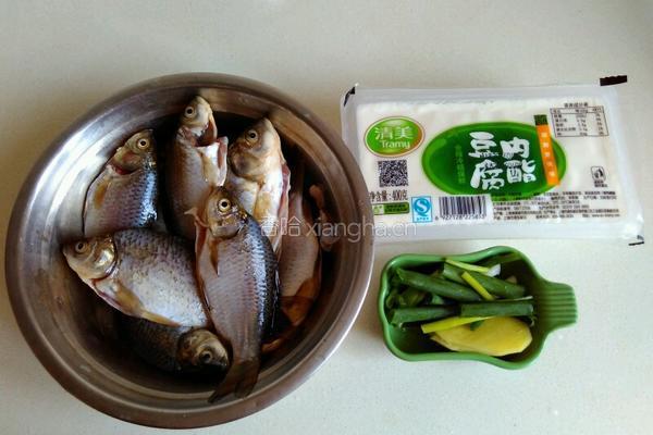 野生鲫鱼豆腐汤的做法图解1