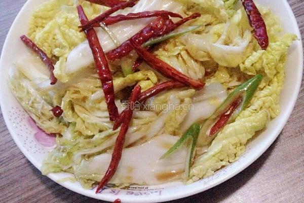 炝拌娃娃菜的做法图解5