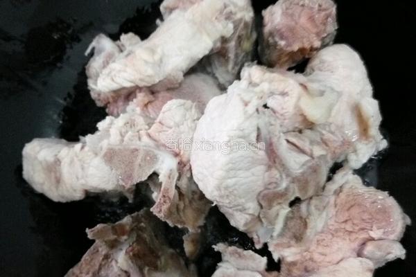 腐乳烧排骨的做法图解3