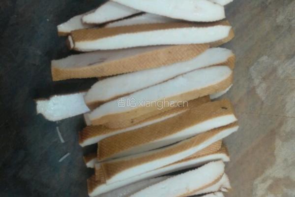 小炒香干的做法图解3