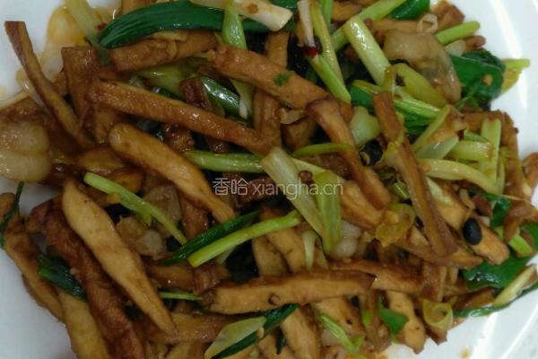 小炒香干的做法图解5