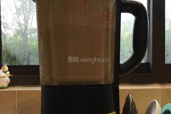 “快手版”养生黑豆黑米糊的做法图解4