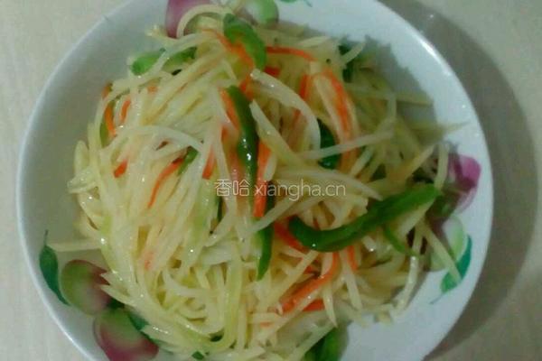 土豆丝的做法图解3