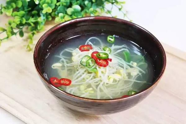 韩式【黄豆芽汤】