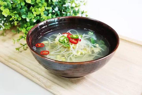 韩式【黄豆芽汤】 的做法图解8